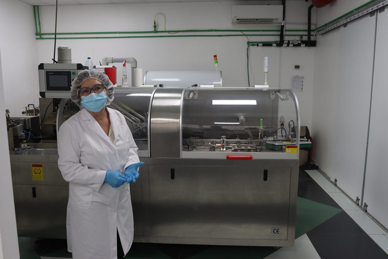 Capsule machine in the PureNADH facility