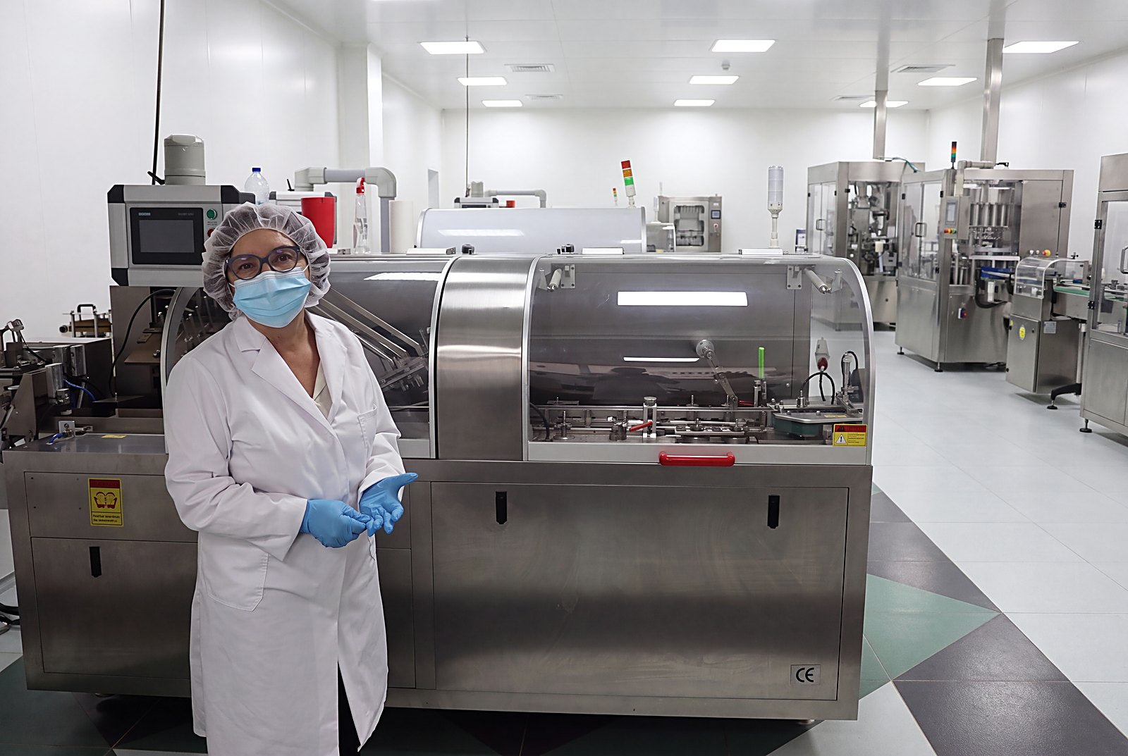 Capsule machine in the PureNADH facility