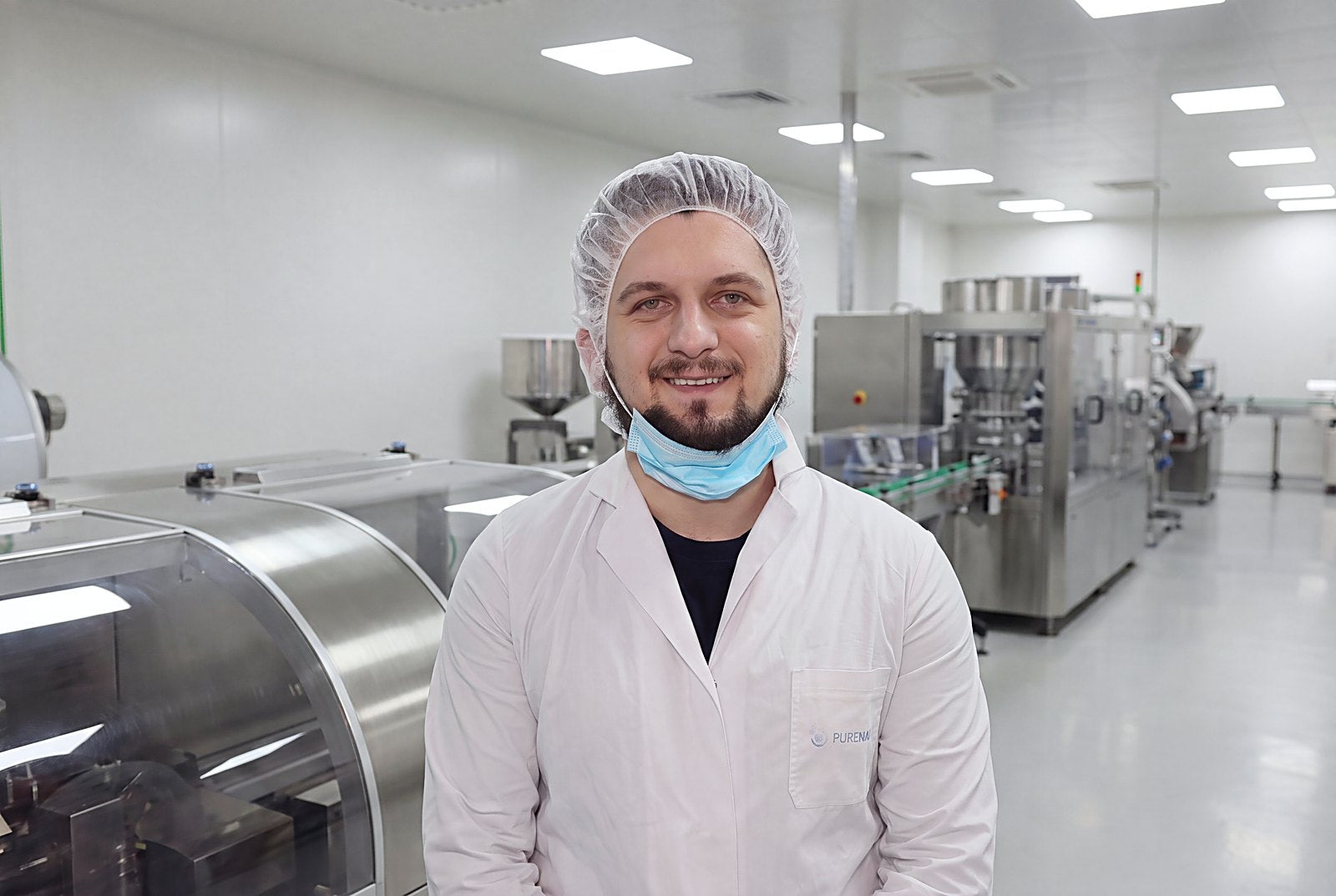 PureNADH co-founder on the production line